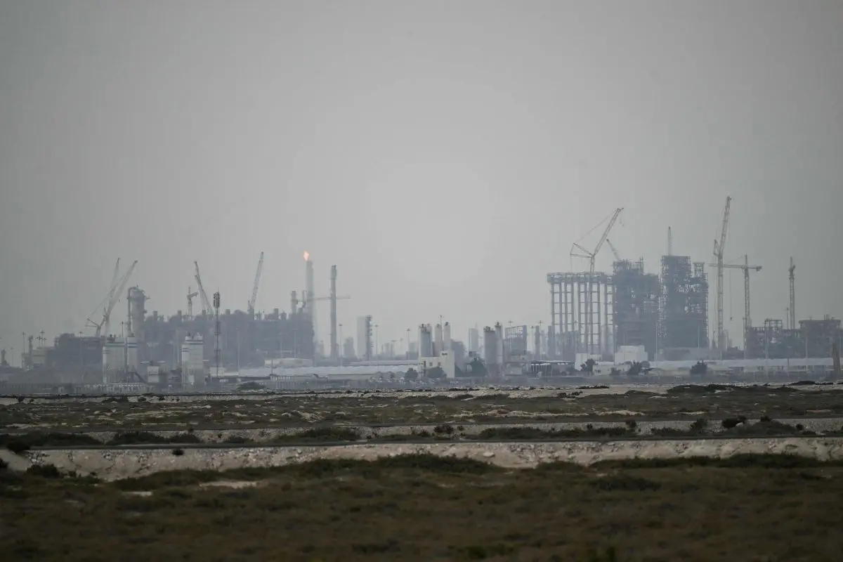 QatarEnergy's operating facilities in Ras Laffan Industrial City on March 2, 2026 (Photo: AFP)