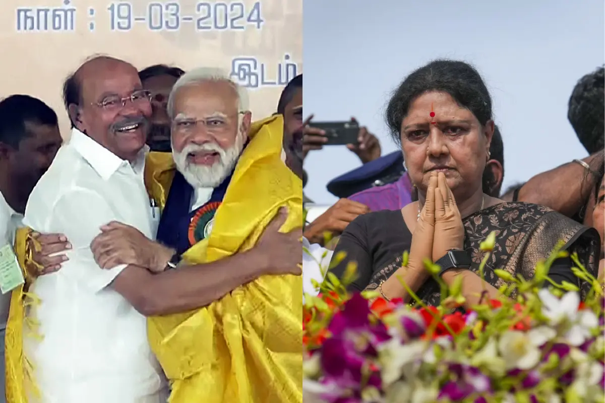 S Ramadoss with PM Modi, Sasikala