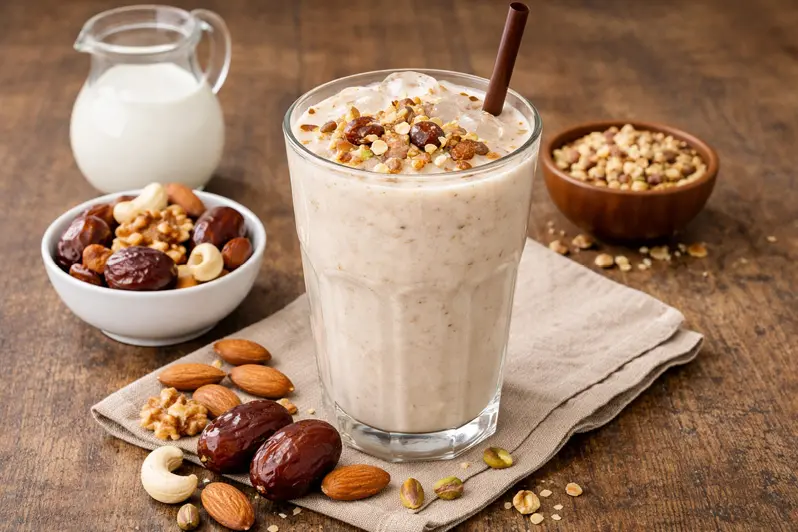 dryfruit milk shake