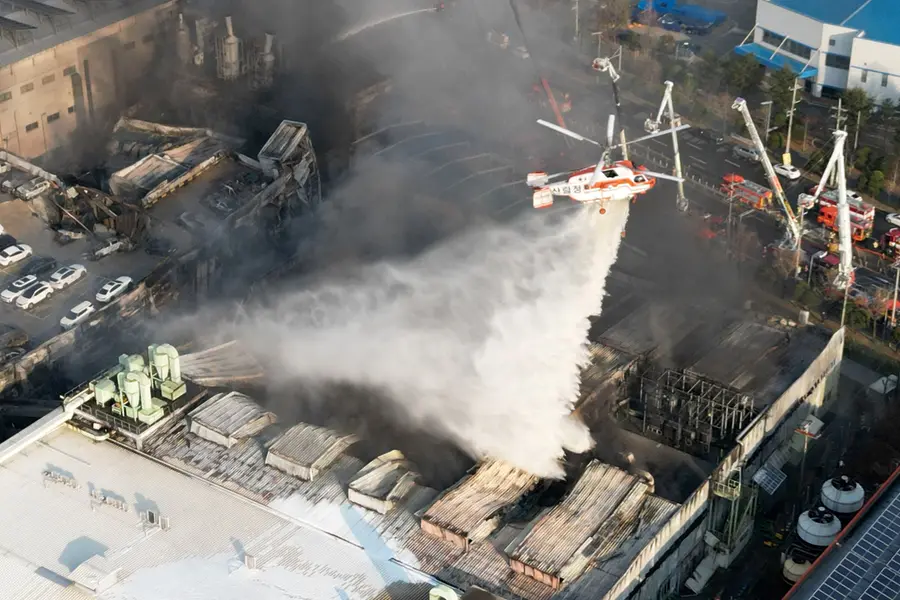 Deadly factory blaze in South Korea leaves 11 dead, many injured