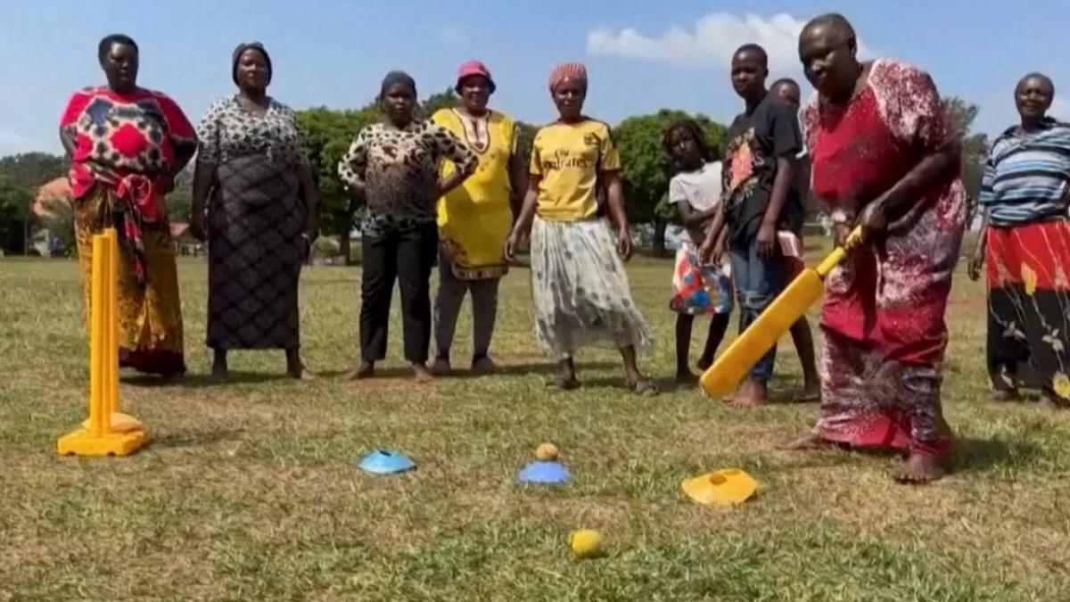 The game helping beat health conditions, stress and loneliness: Meet Uganda's 'cricket grannies'