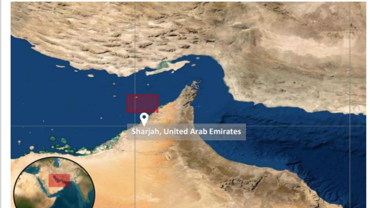 Explosion in Gulf of Oman: Bulk carrier targeted by unidentified projectile near Sharjah