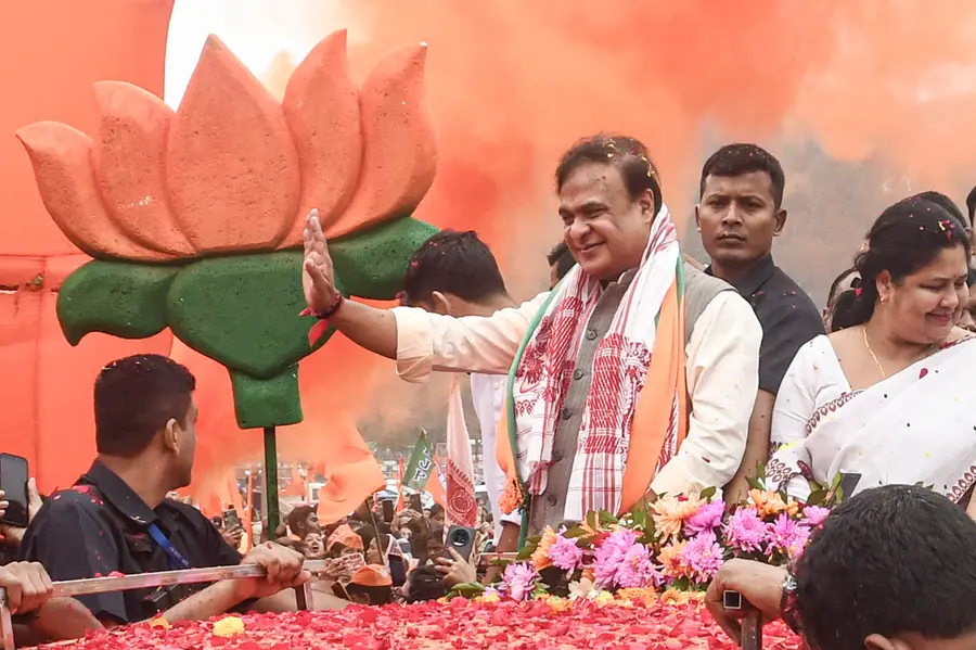 Assam assembly election 2026: CM Sarma targets Congress list, BJP plans 40 km roadshow