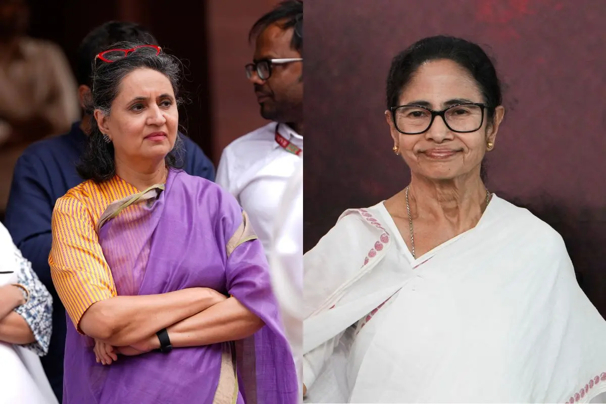 Sagarika Ghose, Mamata Banerjee | Photo: PTI