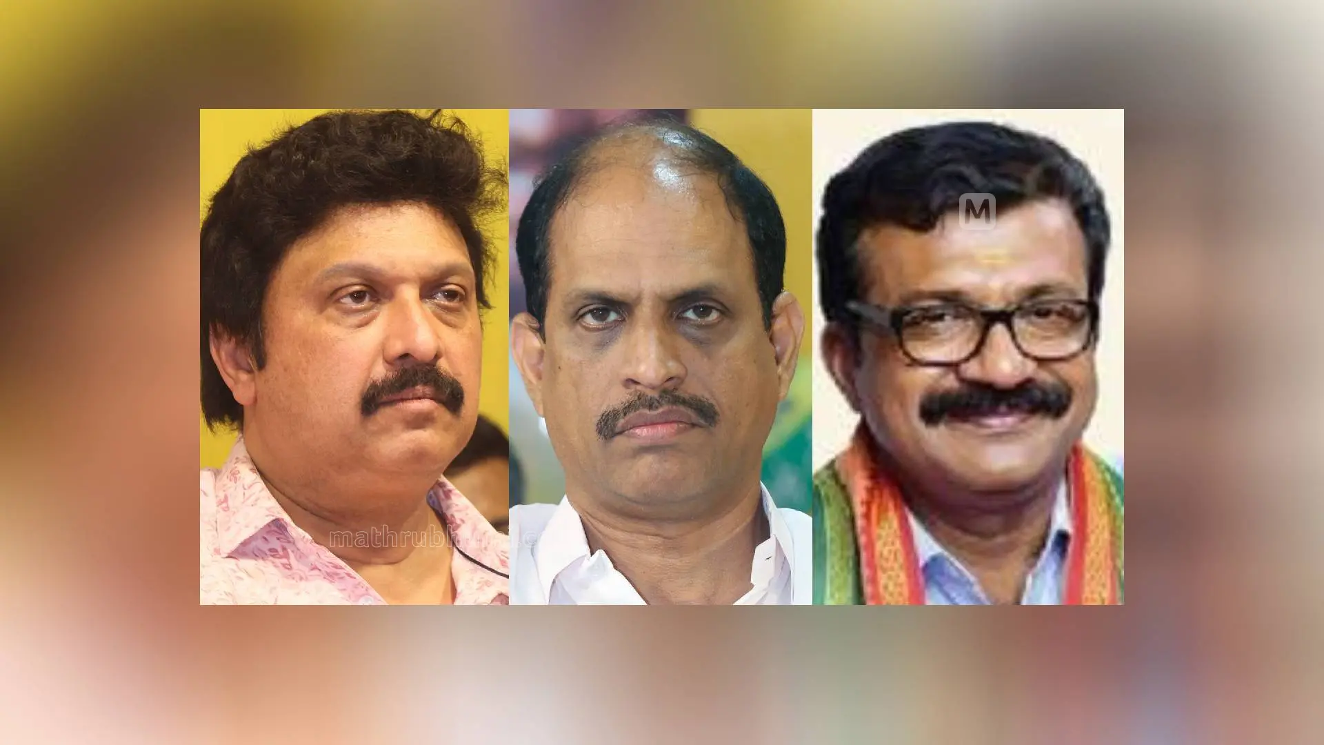 ഗണേഷ് കുമാർ, ജ്യോതികുമാർ ചാമക്കാല, എസ്. അനിൽകുമാർ