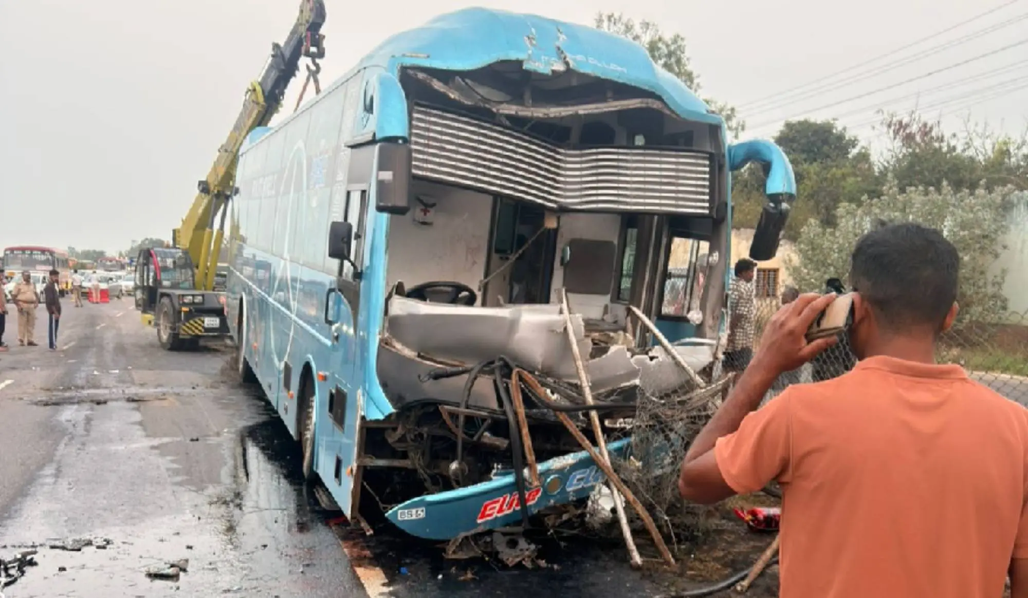 Accident site