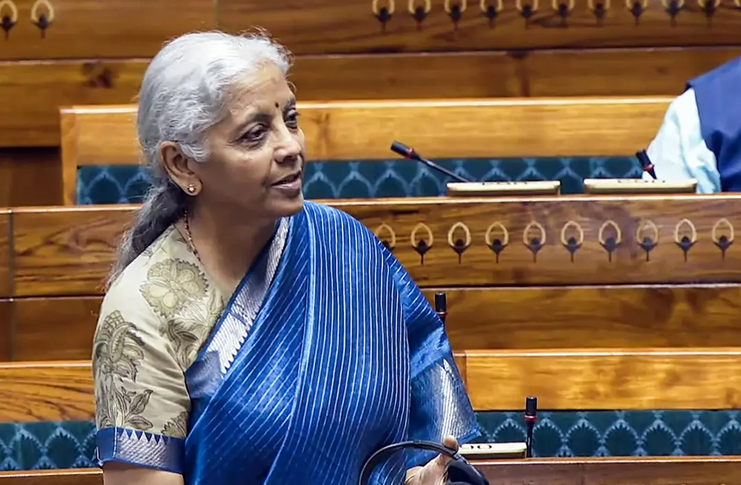 Union Minister Nirmala Sitharaman (Sansad TV/ANI Video Grab)