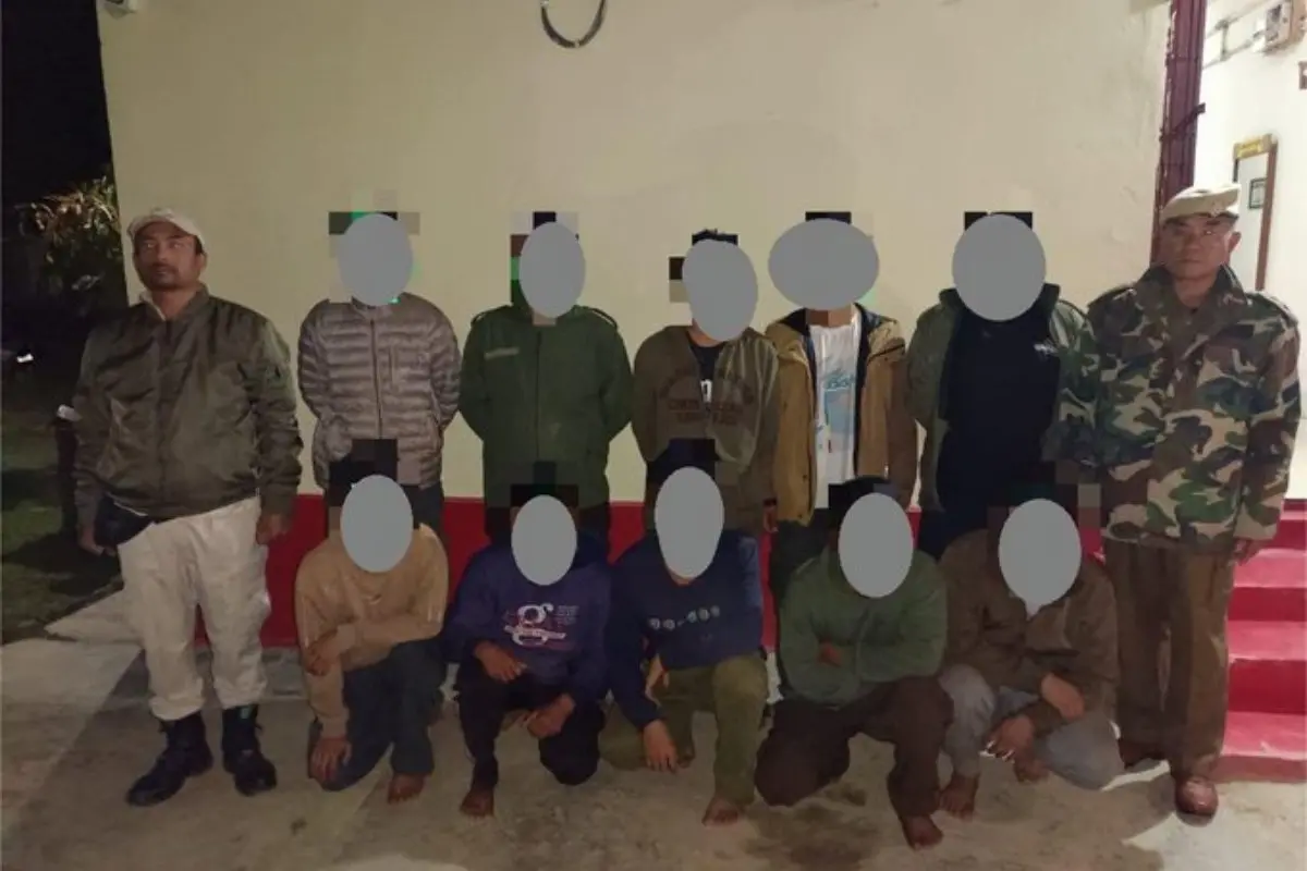 10 militants arrested near India-Myanmar border in Manipur | Photo: X/@manipur_police