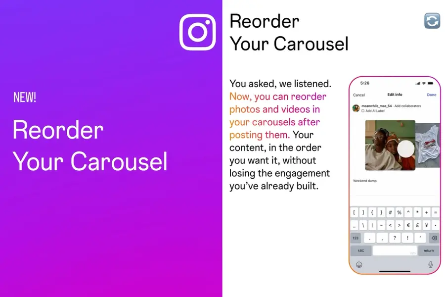Instagram Carousel Update