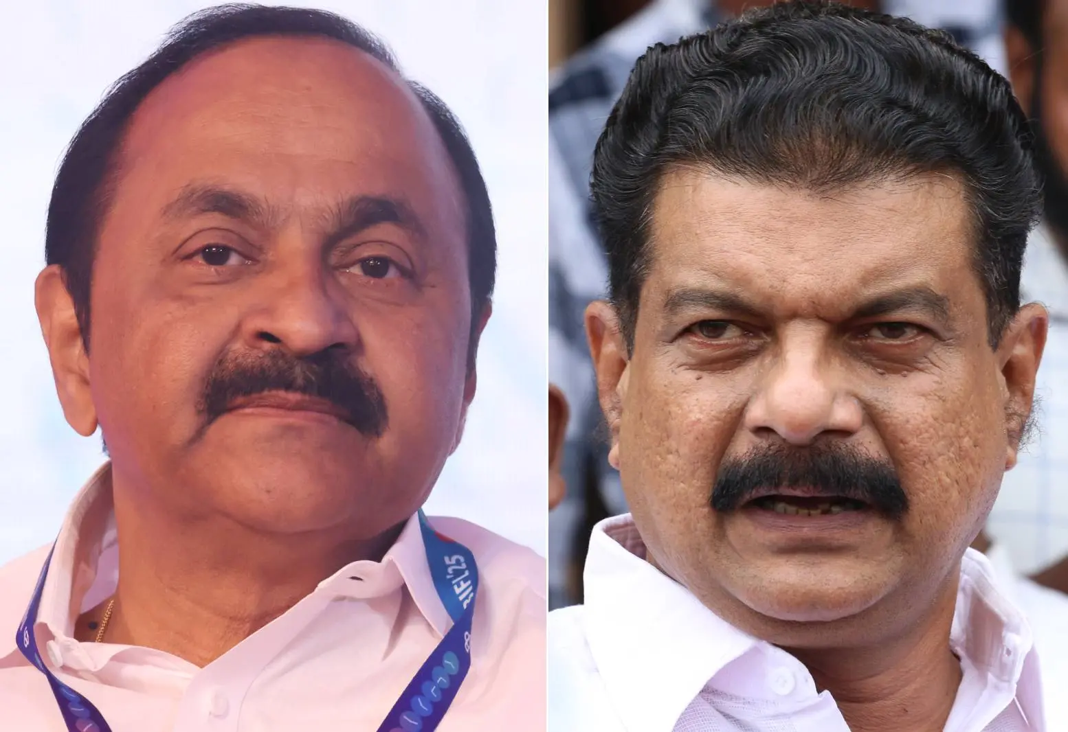 V D Satheesan and P V Anvar | Photo: Mathrubhumi