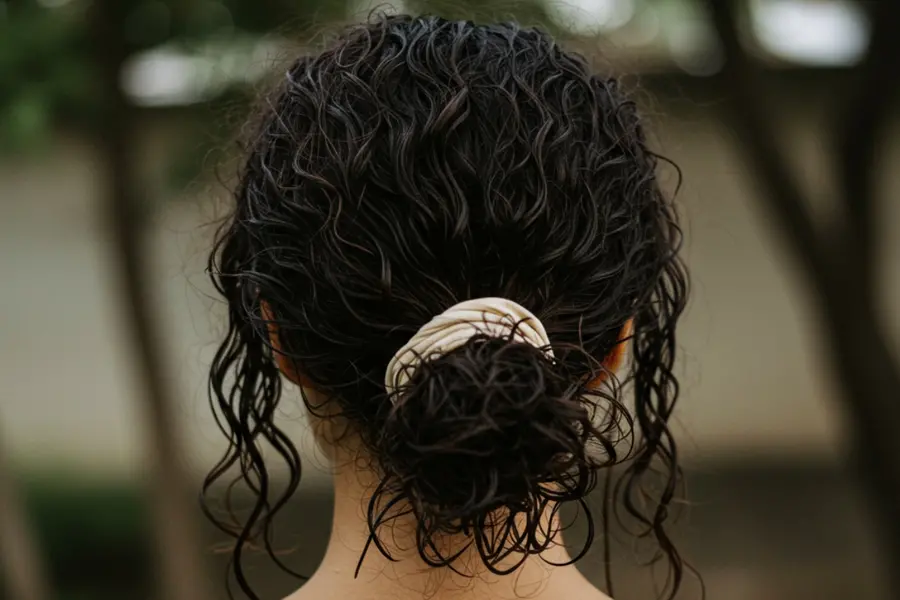 wet hair