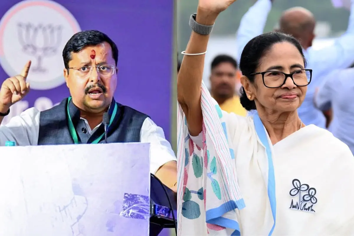Nitin Nabin, Mamata Banerjee | Photo: ANI