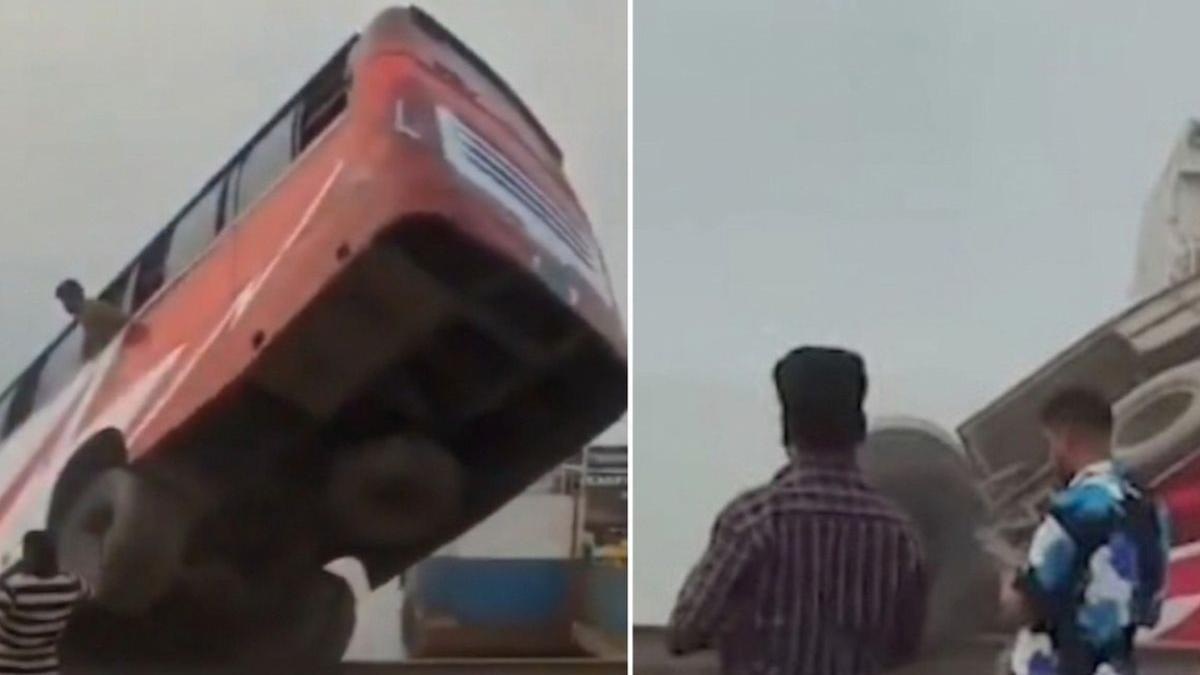 At least 23 dead as bus plunges into Padma River in Bangladesh | VIDEO