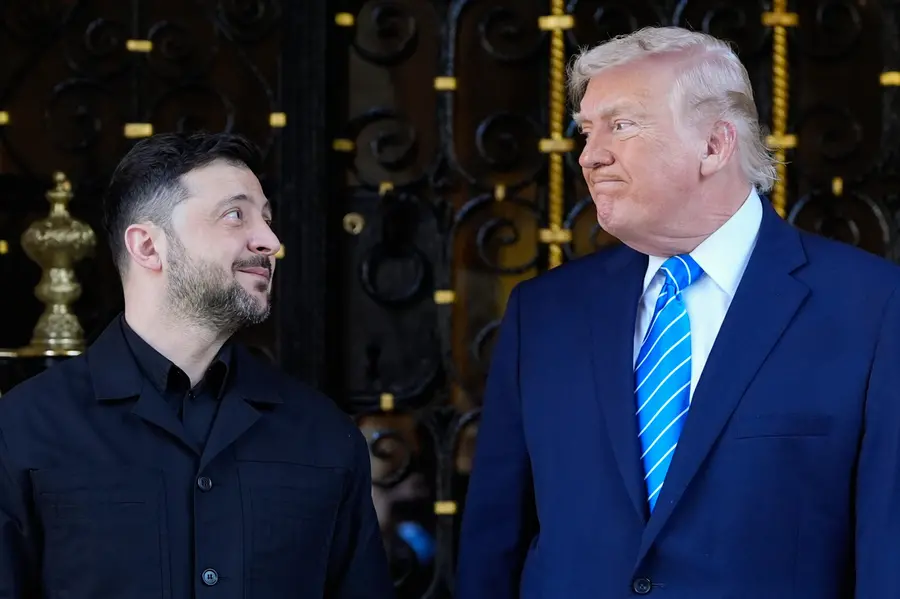 US President Donald Trump with Ukrainian President Volodymyr Zelenskyy