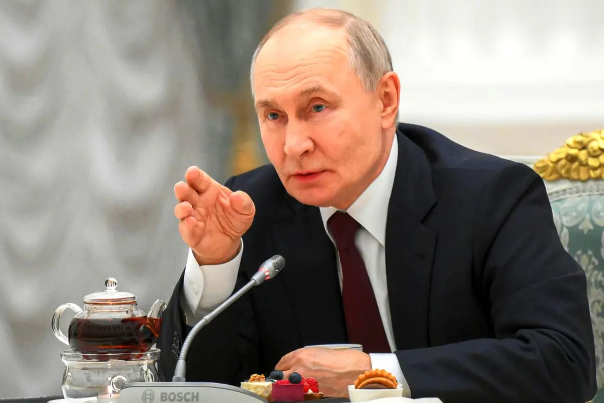 Putin | Photograph: Pelagiya Tikhonova/Sputnik, Kremlin Pool Photo via AP