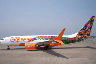 Experience ‘The Flying Canvas’: Inside Air India Express’s stunning new contemporary art aircraft