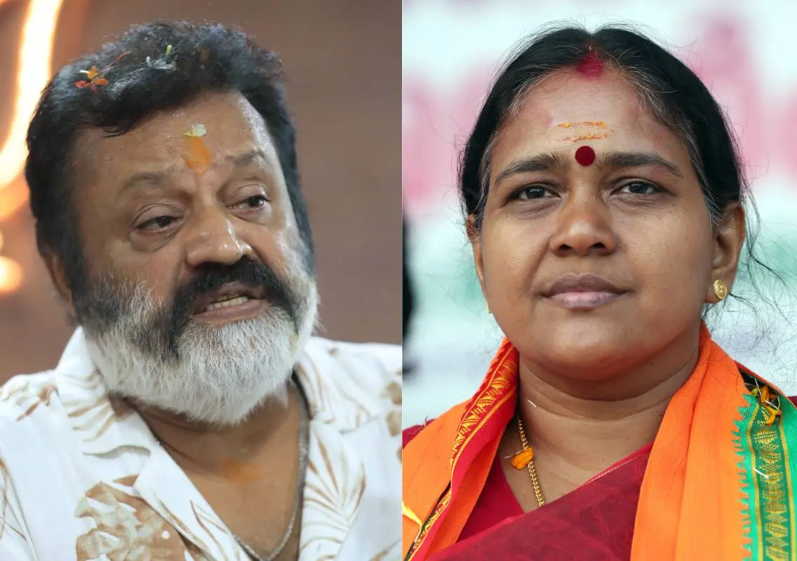 Suresh Gopi; Sobha Surendran | Photo: mathrubhumi