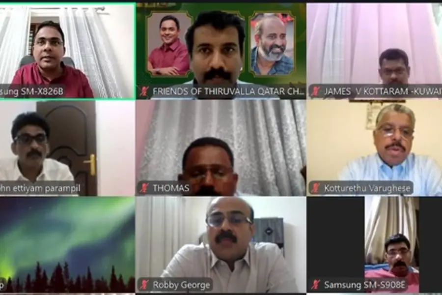 തിരുവല്ലയിലെ സ്ഥാനാർഥികളുമായി സംവദിച്ച് ജി.സി.സി പ്രവാസികൾ; ഓൺലൈൻ മീറ്റിംഗ് സംഘടിപ്പിച്ചു