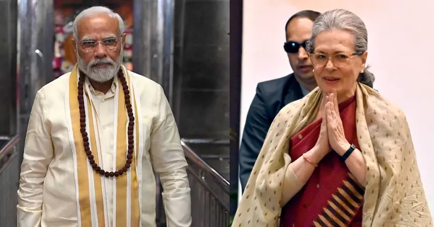 Narendra Modi, Sonia Gandhi | PTI/ANI