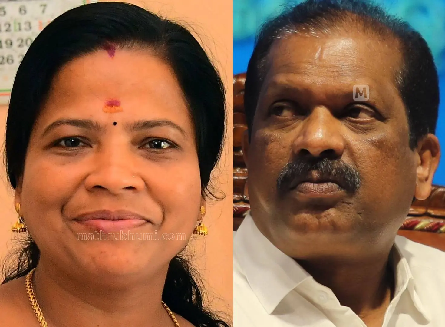 യുഡിഎഫ് സ്ഥാനാർഥി ഉഷാ വിജയൻ, എൽഡിഎഫ് സ്ഥാനാർഥി ഒ.ആർ. കേളു