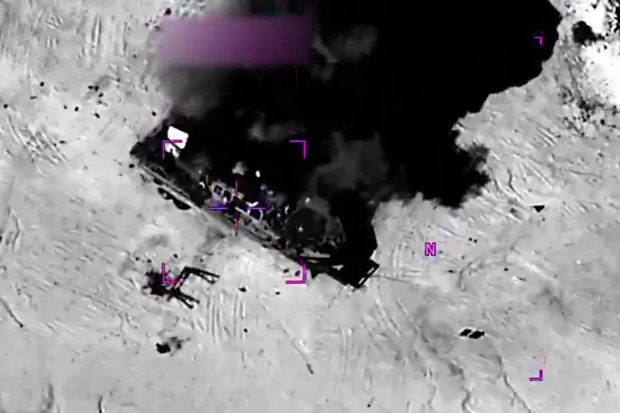 US releases footage of airstrikes on Iranian naval vessels
