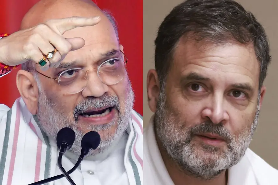 നക്സൽ അനുഭാവികളുമായി രാഹുൽ വേദി പങ്കിട്ടു, ഹിദ്മ അനുകൂല മുദ്രാക്യങ്ങളെ പിന്തുണച്ചു- അമിത് ഷാ