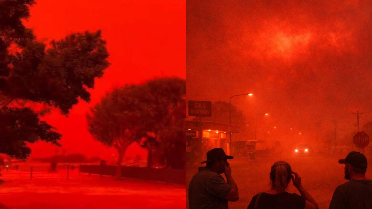Why did the sky turn an apocalyptic red in Western Australia amid a dust storm? | VIDEOS