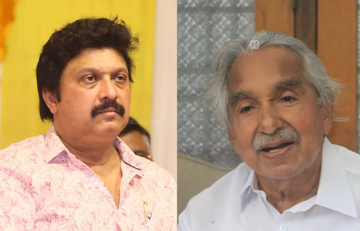 കെ.ബി.ഗണേഷ് കുമാര്, ഉമ്മന് ചാണ്ടി |ഫോട്ടോ:മാതൃഭൂമി