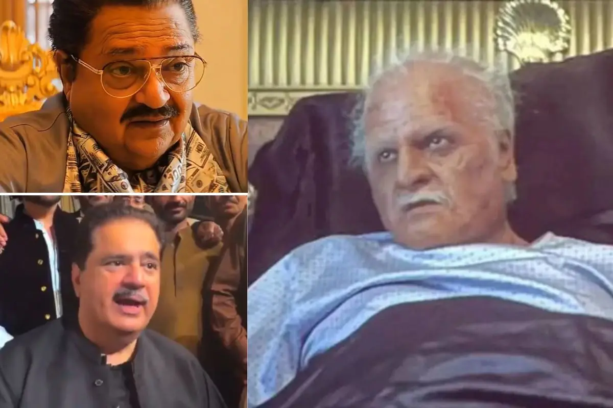 Rakesh Bedi, Nabil Gabol (T-B), Dawood Ibrahim (R)