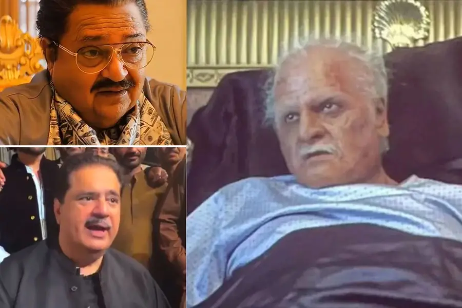 Rakesh Bedi, Nabil Gabol (T-B), Dawood Ibrahim (R)