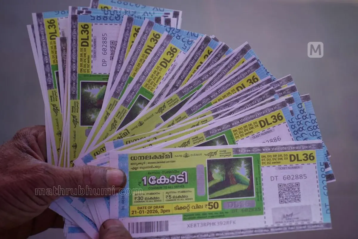 Kerala State Dhanalekshmi Lottery | Photo: Mathrubhumi