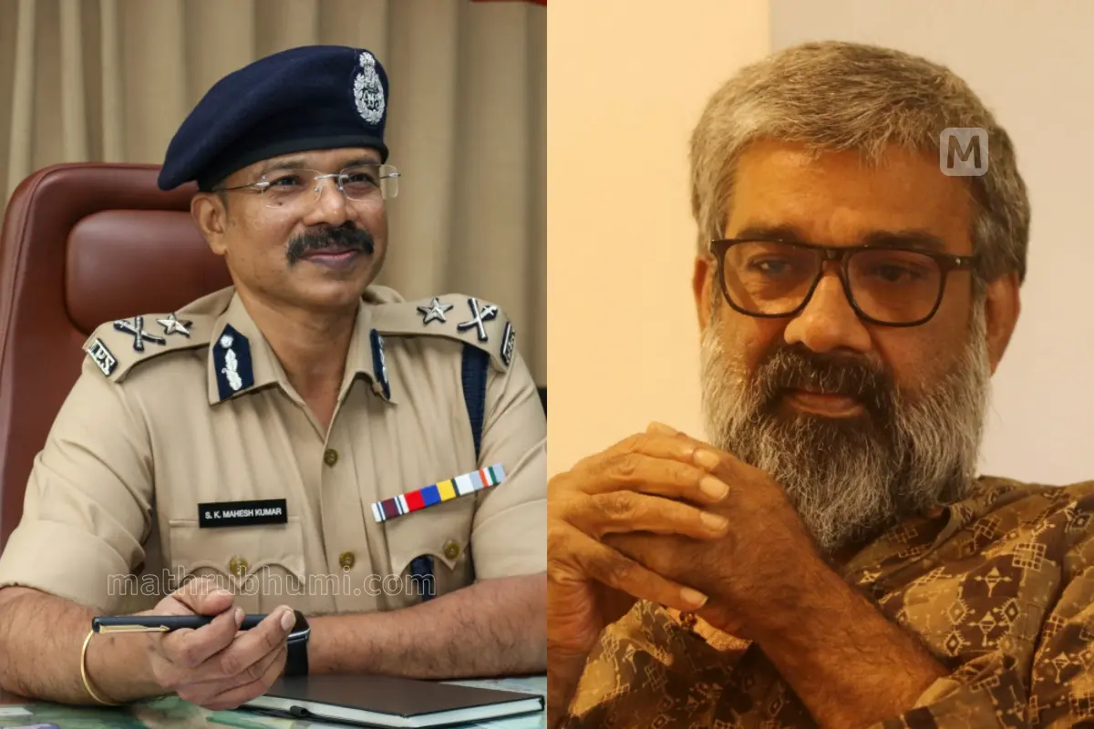 S Kaliraj Mahesh Kumar, Director Ranjith (Photo: Mathrubhumi)