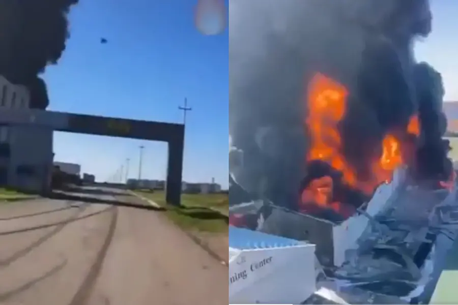 Erbil Castrol oil plant fire