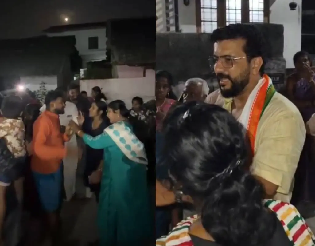 വടക്കന്തറയില് പ്രചാരണം തടയുന്ന ബിജെപി പ്രവർത്തകർ