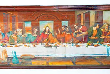 ഇവിടുണ്ട് കൂറ്റൻ അന്ത്യത്താഴ ചിത്രം