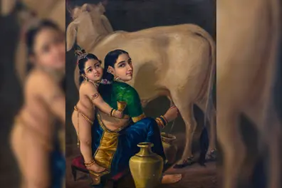 Most expensive Indian art ever: Raja Ravi Varma’s ‘Yashoda and Krishna’ sells for Rs 167.20 crore