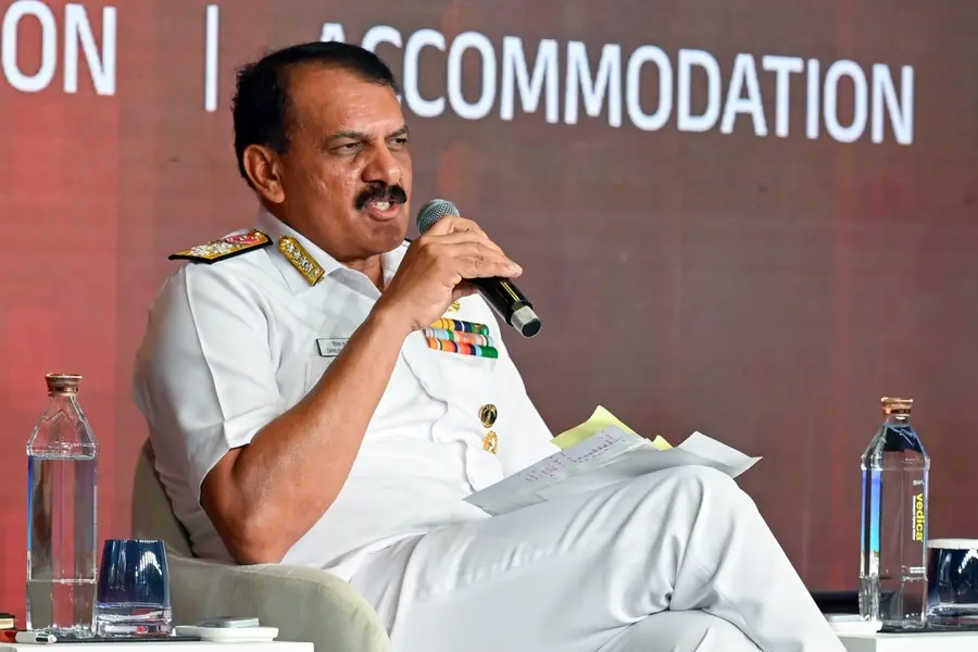 Chief of the Naval Staff Admiral Dinesh K. Tripathi