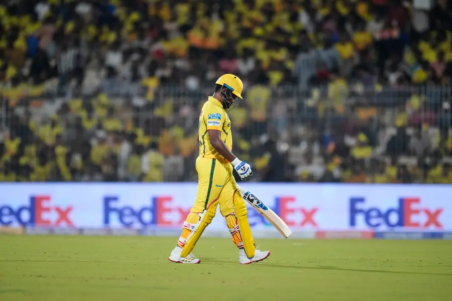 IPL 2026: Sanju fails to roar for CSK yet again, dismissed cheaply
