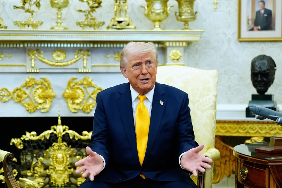 US President Donald Trump Kharg Island