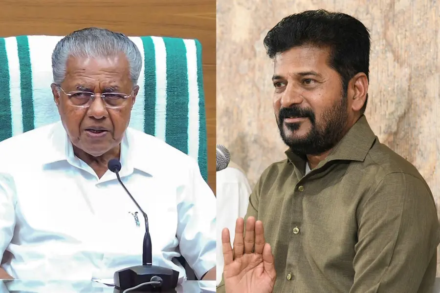 Pinarayi Vijayan-Revanth Reddy | Photos: PTI