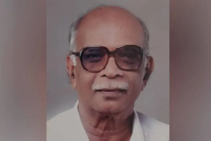 പ്രശസ്ത നോവലിസ്റ്റും ബാലസാഹിത്യകാരനുമായ ഡോ. ടി.ആർ ശങ്കുണ്ണി അന്തരിച്ചു