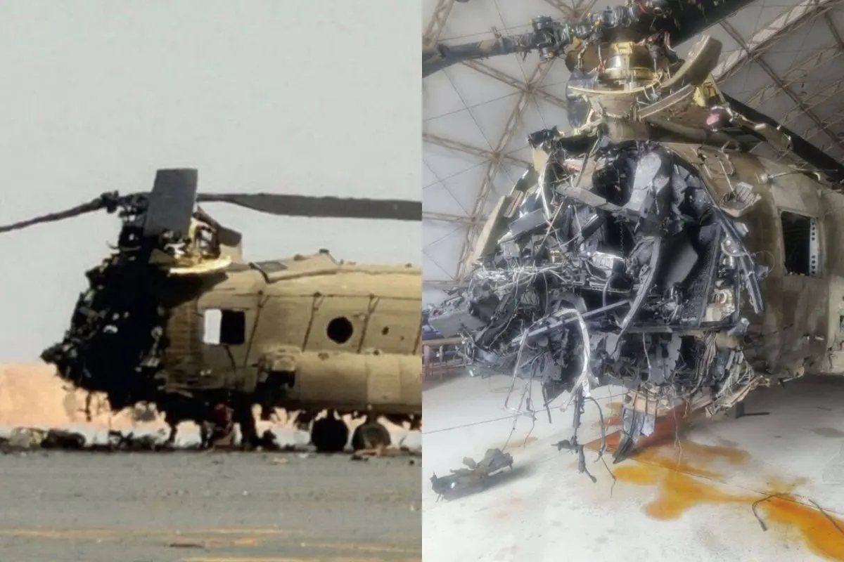 Iranian drone hits US Chinook helicopter at Kuwait base, aircraft damaged |  Mathrubhumi English