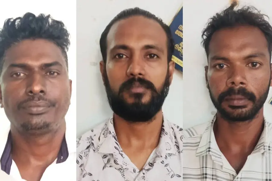 കടംതിരികെ നൽകാനെന്ന വ്യാജേന യുവാവിനെ വിളിച്ചുവരുത്തി സ്വർണവും പണവും കവർന്നു; മൂന്ന് പേർ പിടിയിൽ
