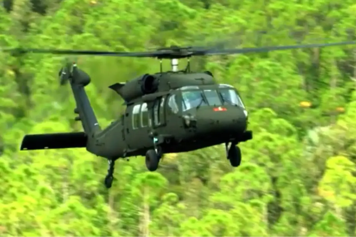 US Black Hawk helicopter