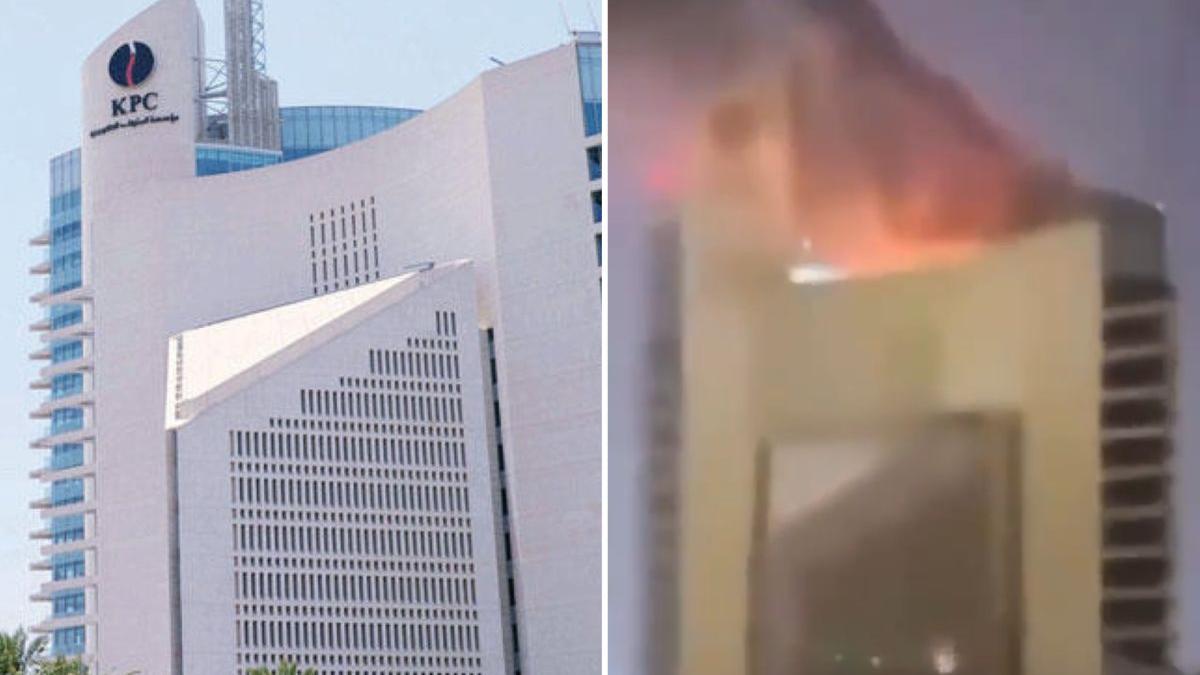 Fire breaks out at Kuwait oil complex after drone strike, no injuries reported