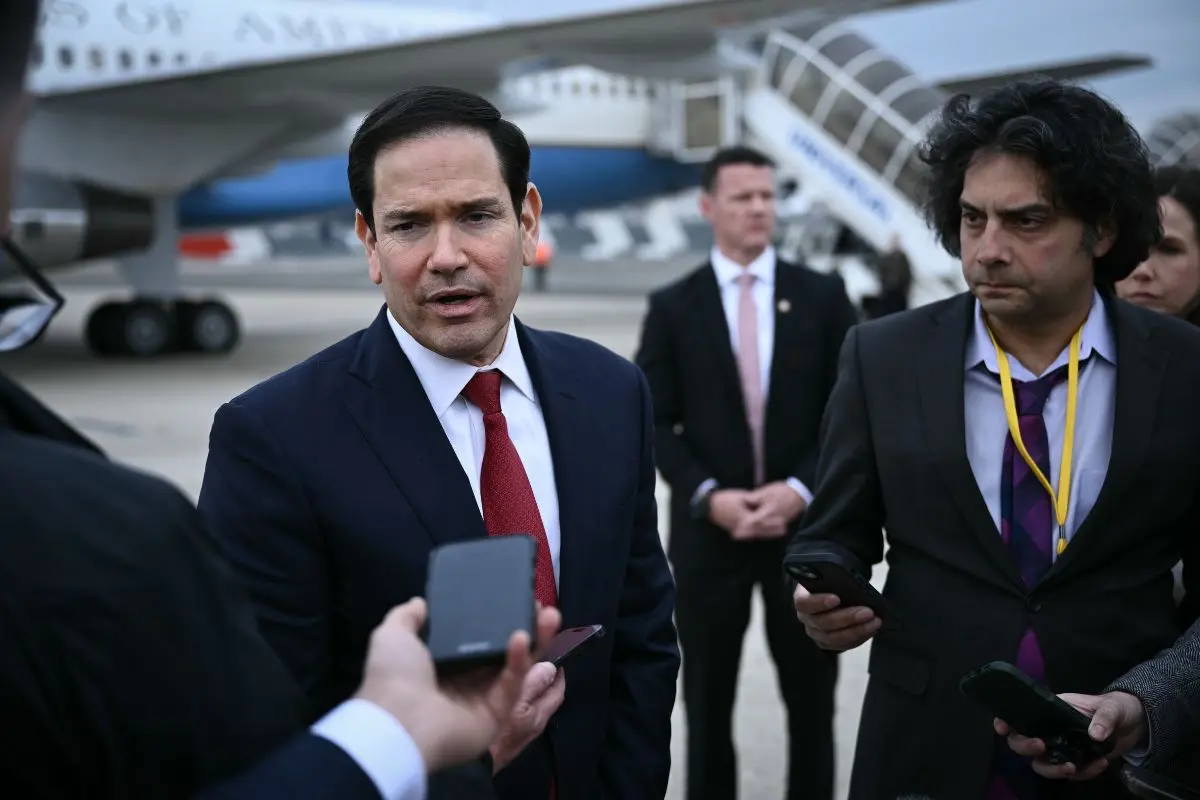 US Secretary of State Marco Rubio. (Photo by Brendan SMIALOWSKI / POOL / AFP)