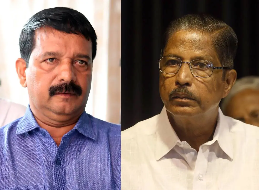 എ. സുരേഷ്, എ. പ്രഭാകരൻ | Photo: mathrubhumi