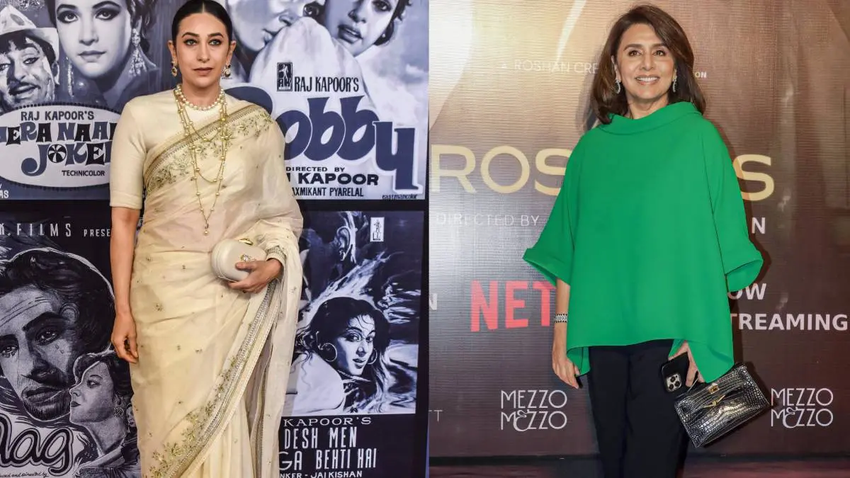 From (L) Karisma Kapoor, Neetu Kapoor | Photos: PTI, ANI