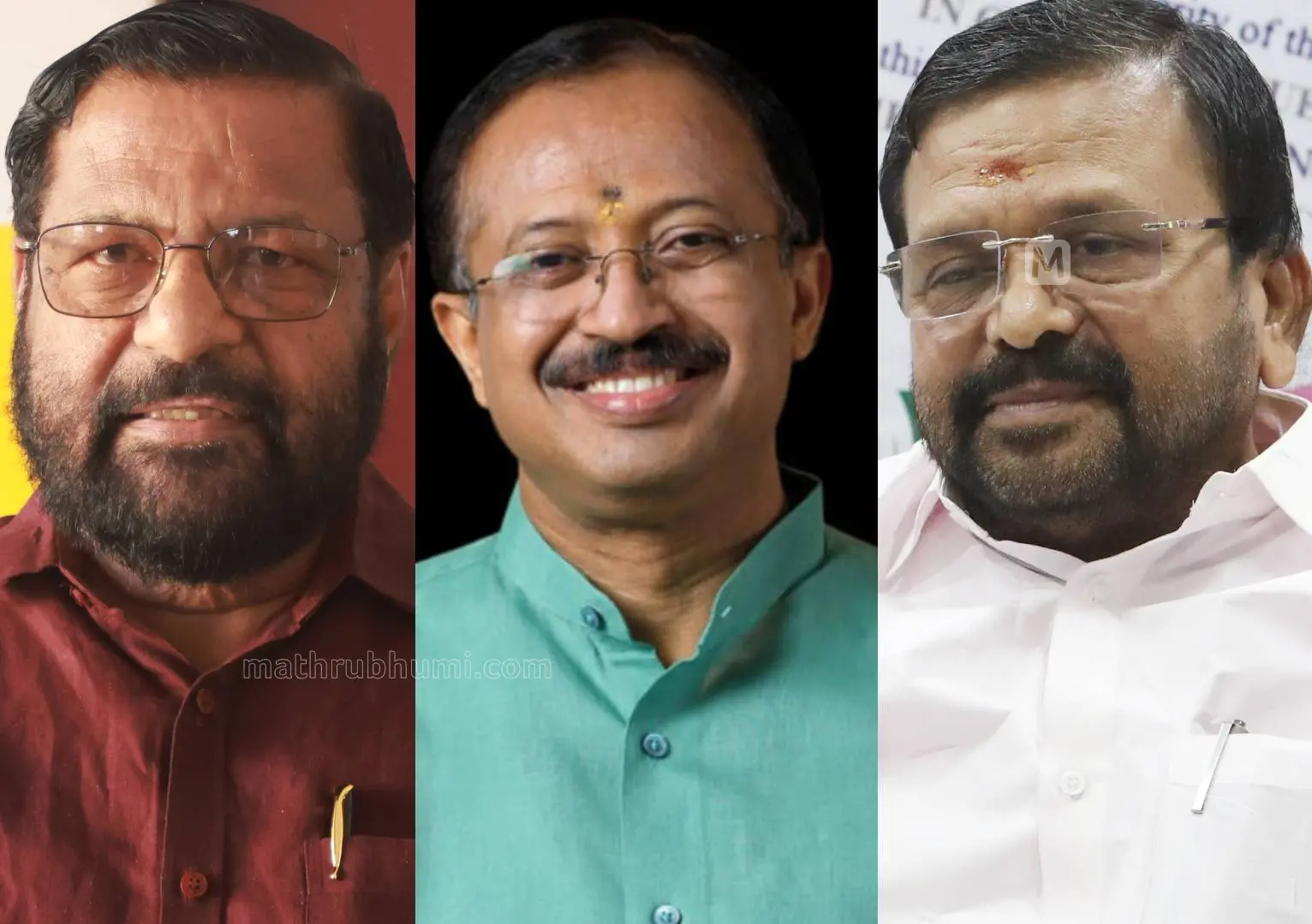 കടകംപള്ളി സുരേന്ദ്രൻ, വി. മുരളീധരൻ, ശരത്ചന്ദ്രപ്രസാദ് | Photo: Mathrubhumi