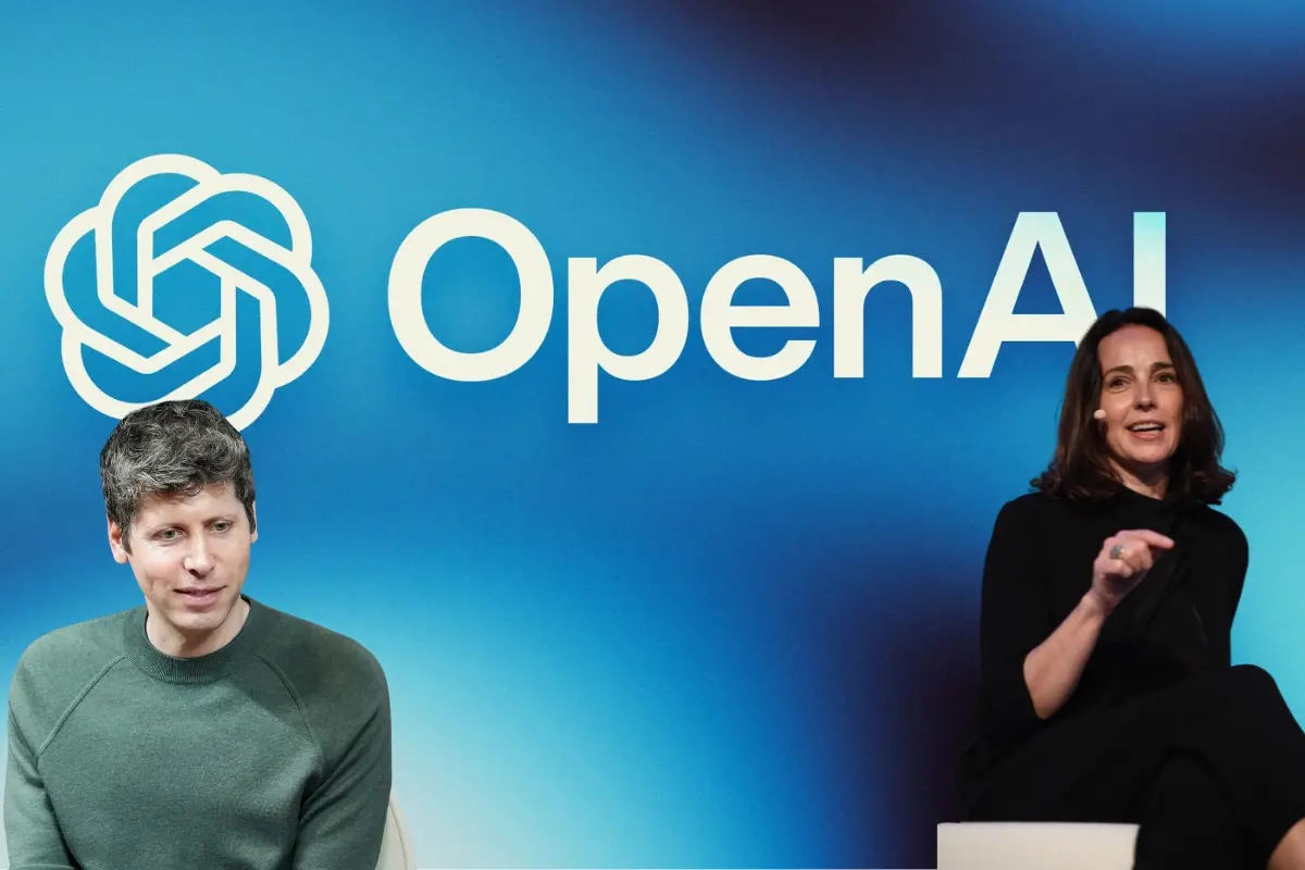 Sarah Friar, Chief financial officer of OpenAI and CEO of OpenAI Sam Altman.| Photo: AFP